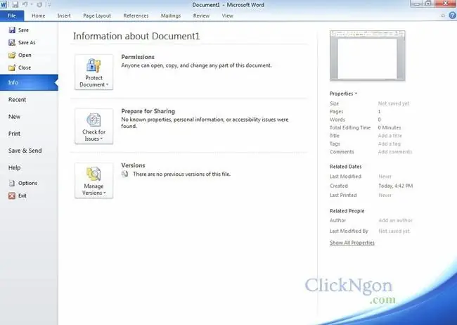 Giới Thiệu Về Word 2010