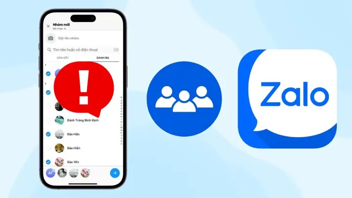 Các Lỗi Thường Gặp Khi Tạo Nhóm Zalo