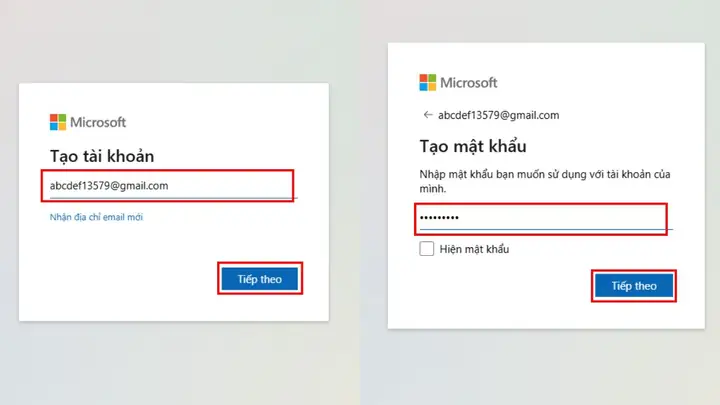 Cách Tạo Tài Khoản Microsoft Qua Onedrive