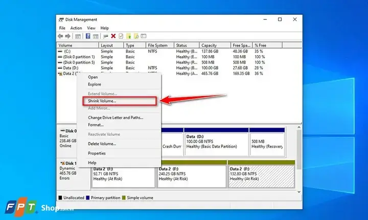 Hướng Dẫn Chi Tiết Cách Tạo Thêm Ổ Đĩa Trên Máy Tính Bằng Disk Management Hướng Dẫn Chi Tiết Cách Tạo Thêm Ổ Đĩa Trên Máy Tính Bằng Disk Management