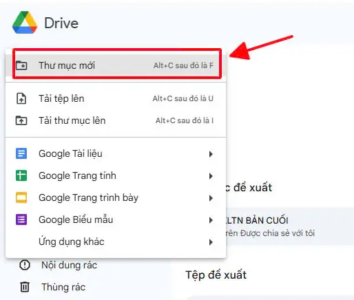 Hướng Dẫn Tạo Thư Mục Google Drive Trên Máy Tính