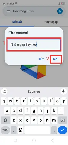 Hướng Dẫn Cách Tạo Thư Mục Google Drive Trên Điện Thoại
