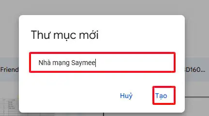 Hướng Dẫn Tạo Thư Mục Google Drive Trên Máy Tính