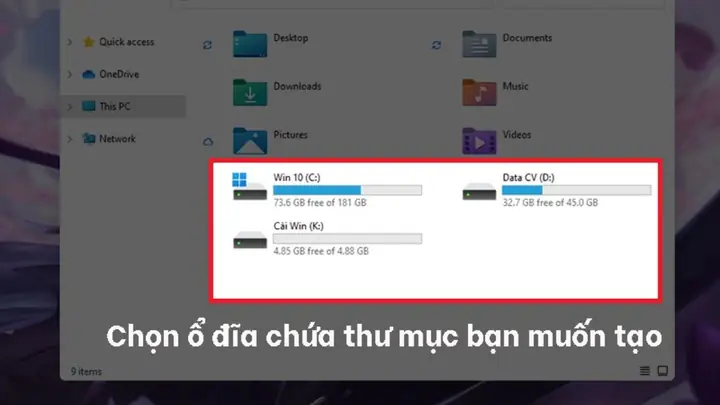 Cách Tạo Thư Mục Bằng Thao Tác Với Chuột