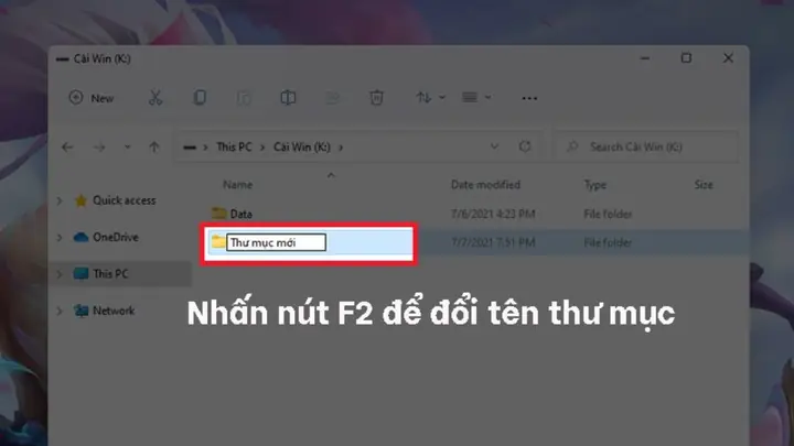 Cách Tạo Thư Mục Bằng Thao Tác Với Chuột