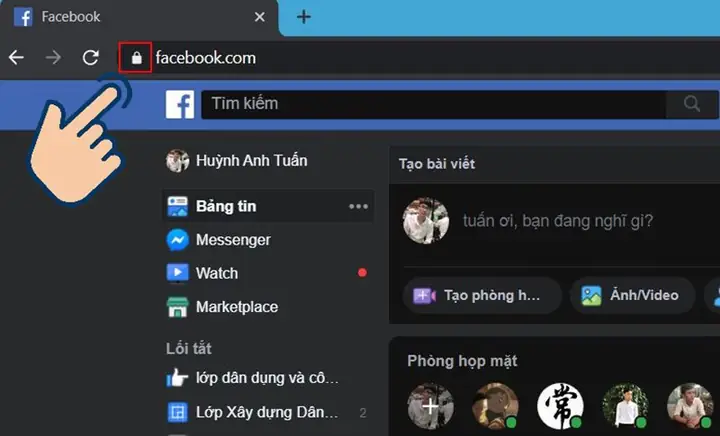 Tắt Thông Báo Facebook Trực Tiếp Trên Thanh Địa Chỉ Trang Web (url)