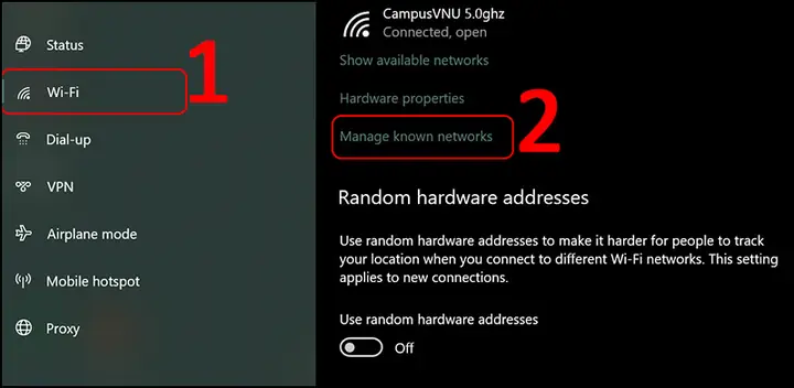 Thiết Lập Kết Nối Wi-fi Ở Chế Độ Metered Connection