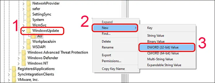 Chặn Windows Update Trong 365 Ngày