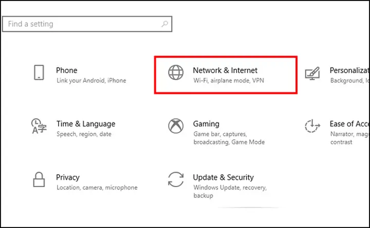 Bật, Tắt Wifi Trên Máy Tính Bằng Cài Đặt