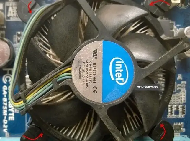 Cách Tháo Fan Cpu