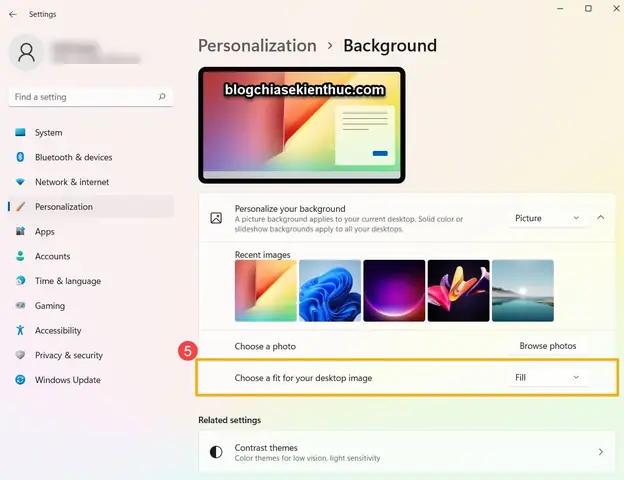 #3. Thay Đổi Hình Nền Máy Tính Trên Windows 11 #3. Thay Đổi Hình Nền Máy Tính Trên Windows 11