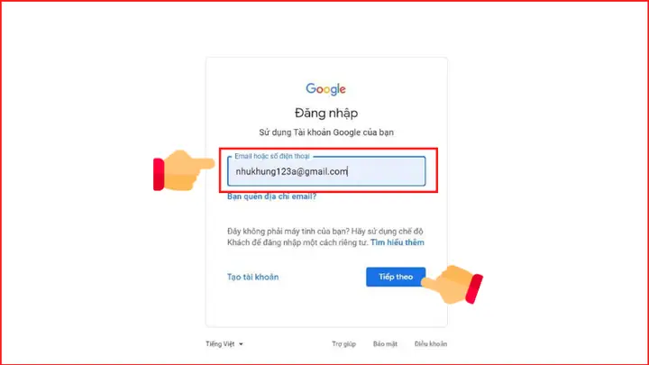 Cách Thêm Tài Khoản Gmail Trên Máy Tính