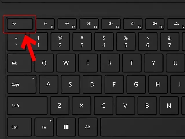 3nhấn Phím Esc 3nhấn Phím Esc