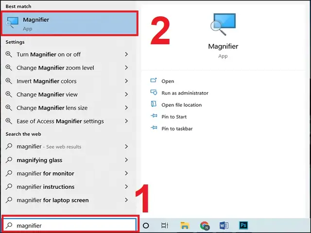 - Thu Nhỏ, Phóng To Màn Hình Máy Tính Với Magnifier - Thu Nhỏ, Phóng To Màn Hình Máy Tính Với Magnifier