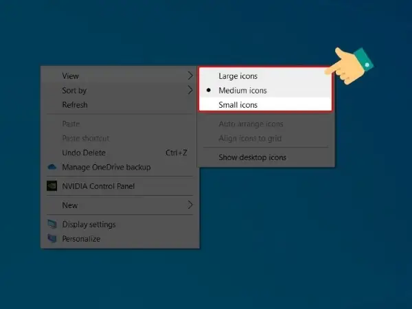 Cách Thu Nhỏ Icon Ứng Dụng Trên Màn Hình Desktop: