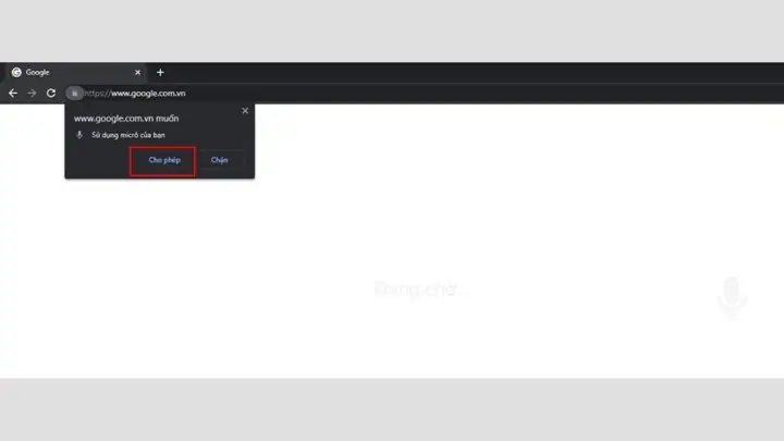 Cách Tìm Kiếm Bằng Giọng Nói Ở Google Chrome Trên Máy Tính