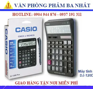 Máy Tính Casio Mj-120d Plus-bk