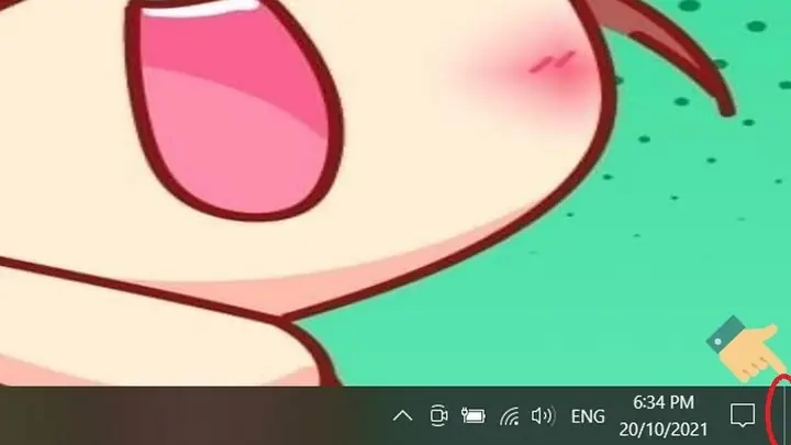Cách 1: Nút Show Desktop Trên Thanh Taskbar