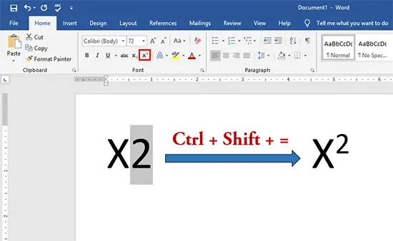 Công Thức Với Chỉ Số Trên