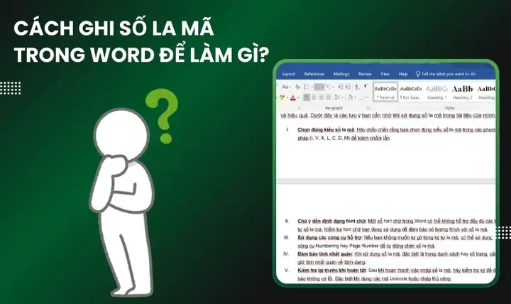 Cách Ghi Số La Mã Trong Word Để Làm Gì? Cách Ghi Số La Mã Trong Word Để Làm Gì?