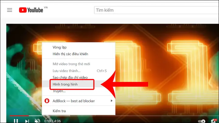 Trên Trình Duyệt Google Chrome