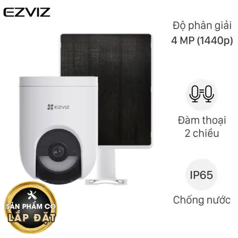 Camera Ip Ngoài Trời 360 Độ 4mp Ezviz Aov Năng Lượng Mặt Trời Hb8c