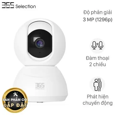 Camera Ip 360 Độ 3mp 365 Selection C1