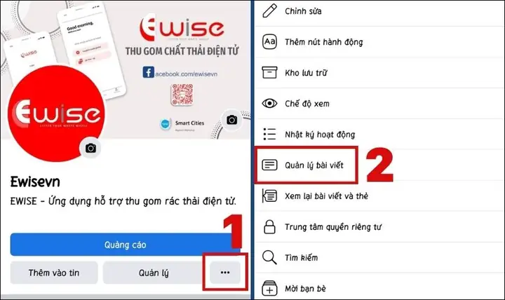 Cách 2: Xóa Bài Viết Bằng Cách Vào Quản Lý Hoạt Động Trên Trang Cách 2: Xóa Bài Viết Bằng Cách Vào Quản Lý Hoạt Động Trên Trang