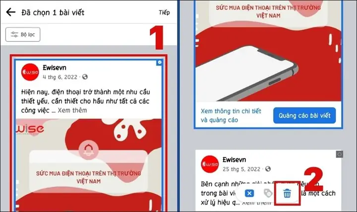 Cách 2: Xóa Bài Viết Bằng Cách Vào Quản Lý Hoạt Động Trên Trang Cách 2: Xóa Bài Viết Bằng Cách Vào Quản Lý Hoạt Động Trên Trang
