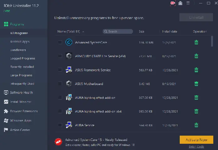 10. Xóa Game Trên Máy Tính Bằng Phần Mềm Iobit Uninstaller