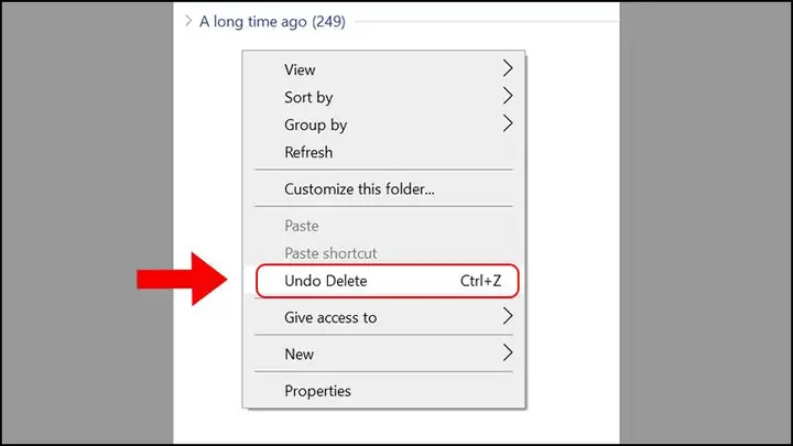Cách Khôi Phục File Đã Xóa Trên Máy Tính: Dùng Ctrl + Z Cách Khôi Phục File Đã Xóa Trên Máy Tính: Dùng Ctrl + Z
