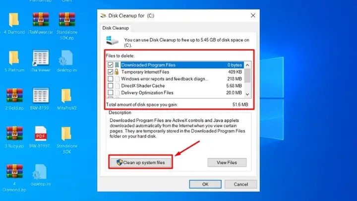 Xóa File Rác Trên Máy Tính Bằng Disk Cleanup