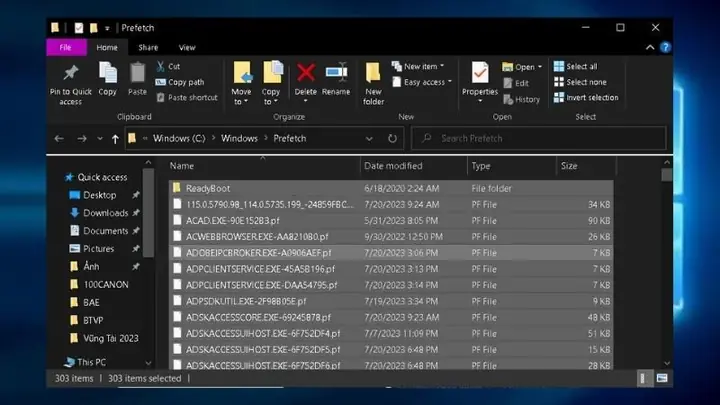 Xóa File Rác Trên Máy Tính Trong Bộ Nhớ Cache