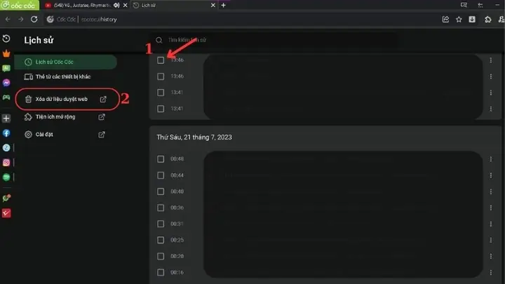Xóa File Rác Trên Các Trình Duyệt Web