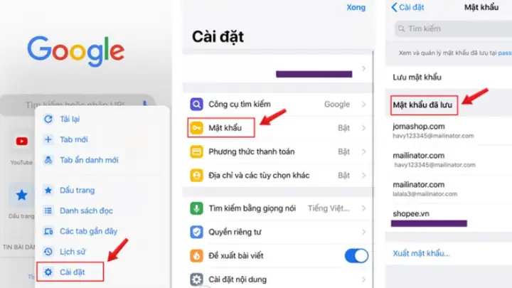 Xem Và Xóa Mật Khẩu Đã Lưu Trên Ios