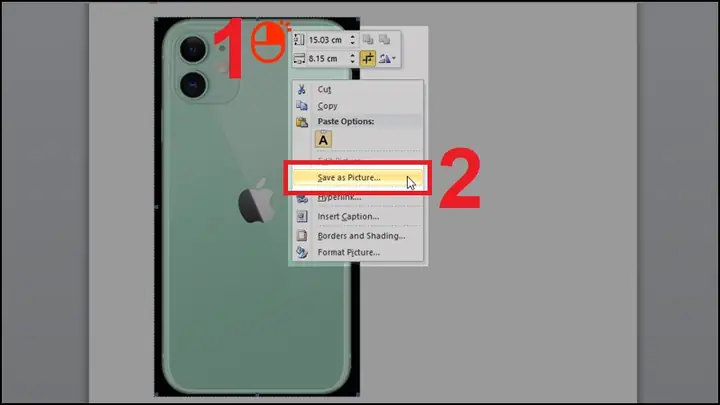 Bước 3: Lưu Ảnh Về Máy