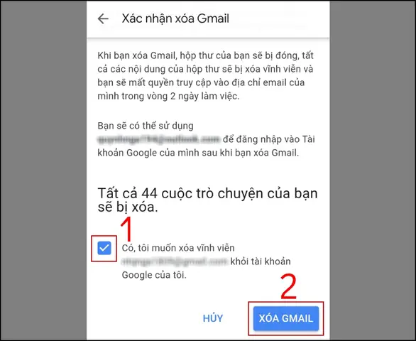 - Bước 2: Thao Tác Xóa Tài Khoản Gmail - Bước 2: Thao Tác Xóa Tài Khoản Gmail