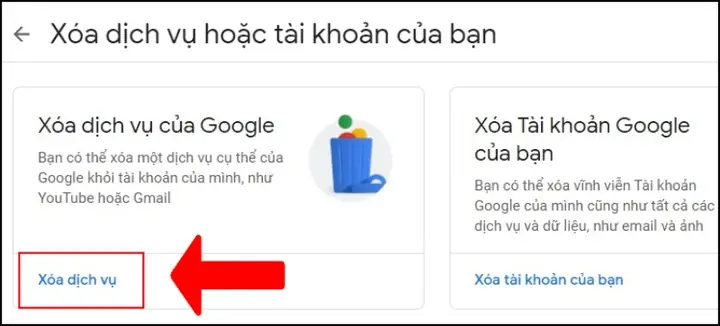 - Bước 2: Thao Tác Xóa Tài Khoản Gmail - Bước 2: Thao Tác Xóa Tài Khoản Gmail