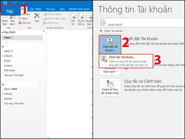 Hướng Dẫn Cách Xóa Tài Khoản Email Khỏi Outlook