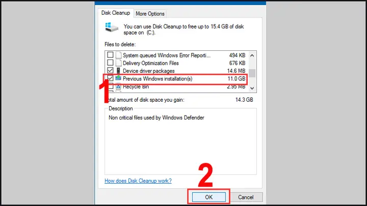Hướng Dẫn Cách Xóa Thư Mục Windows.old Bằng Disk Cleanup