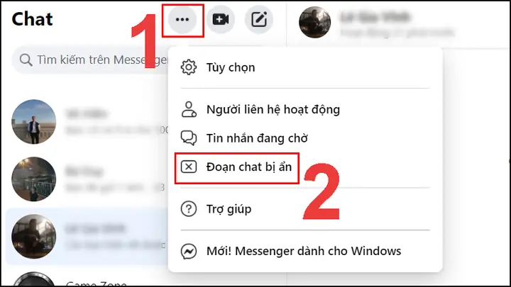 Hướng Dẫn Cách Xóa Tin Nhắn Messenger Trên Máy Tính Hướng Dẫn Cách Xóa Tin Nhắn Messenger Trên Máy Tính