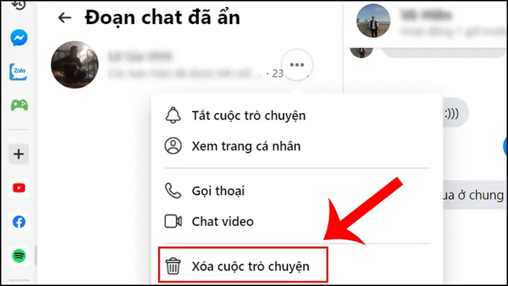 Hướng Dẫn Cách Xóa Tin Nhắn Messenger Trên Máy Tính Hướng Dẫn Cách Xóa Tin Nhắn Messenger Trên Máy Tính