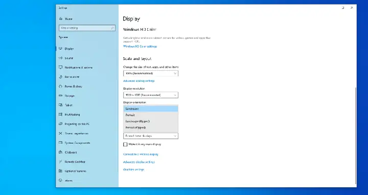 Cách Xoay Màn Hình Máy Tính Win 11 Bằng Display Settings Cách Xoay Màn Hình Máy Tính Win 11 Bằng Display Settings