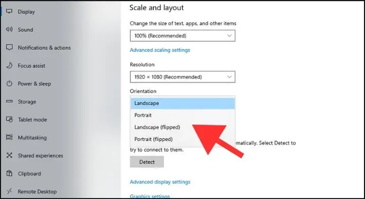 Sử Dụng Display Settings Sử Dụng Display Settings