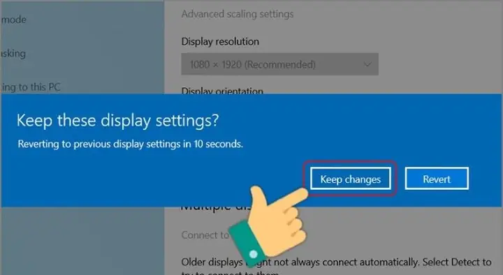 Sử Dụng Display Settings Sử Dụng Display Settings