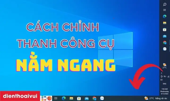 Hướng Dẫn Chi Tiết Cách Xoay Thanh Công Cụ Trên Màn Hình Máy Tính