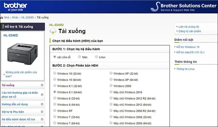 Bước 1: Cài Đặt Máy In Và Máy Chủ