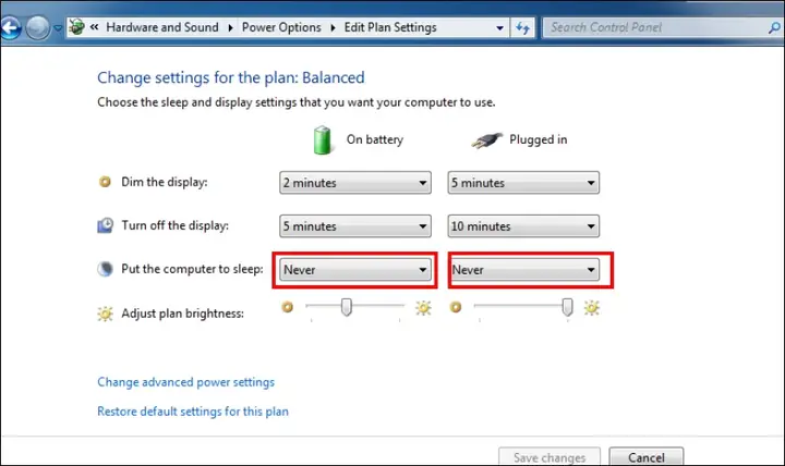 Cách Cài Đặt Máy Tính Không Ngủ Win 7