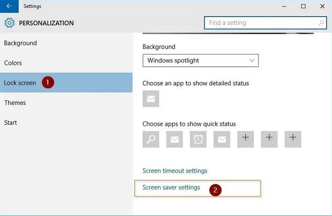 Cài Đặt Màn Hình Chờ Máy Tính Bằng Settings Cài Đặt Màn Hình Chờ Máy Tính Bằng Settings