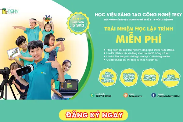 Tìm Hiểu Teky Học Viện Công Nghệ Trẻ Hàng Đầu Việt Nam